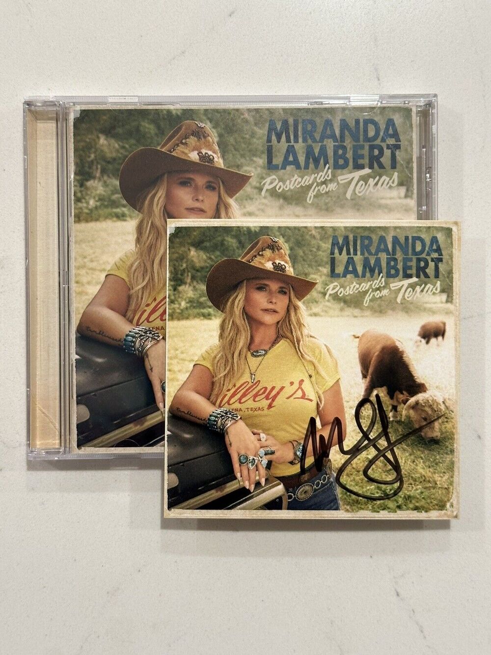 Miranda Lambert Postcards From Texas Autographed CD Signed